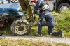 Ein Verletzter bei Traktorunfall in der Riede Fuchsloch