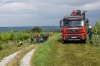 Ein Verletzter bei Traktorunfall in der Riede Fuchsloch