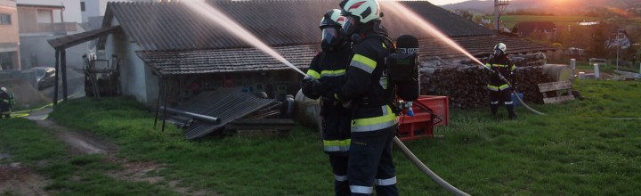 Brandübung Weidengasse